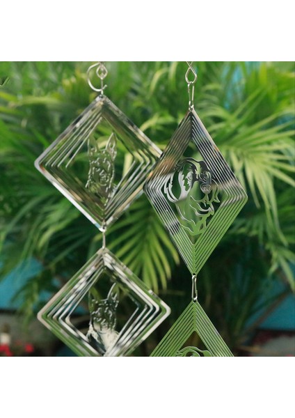 3D Rüzgar Spinner ile Dış Çanlar Için Rüzgar Çanları, Bahçe Arka Bahçesi Için Kadınlar Için Hediyeler D (Yurt Dışından) modelleri