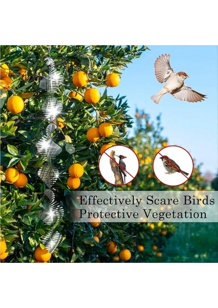 3 Adet Kuş Korkutucu Diskler Son Derece Yansıtıcı Çift Taraflı Kuş Yansıtıcılar Işıltılı Rüzgar Spinner Açık Metal Bahçe Dekor (Yurt Dışından) indirimleri