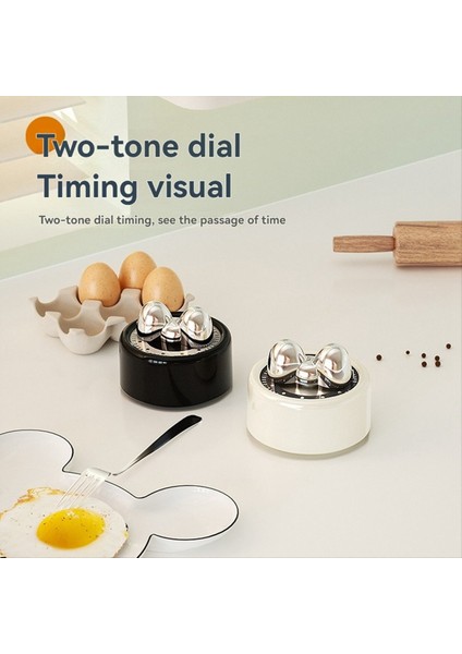 Mini görsel mutfak zamanlayıcı manyetik mekanik zamanlayıcı mutfak geri sayım pişirme pişirme çalar saat siyah (Yurt Dışından) modelleri