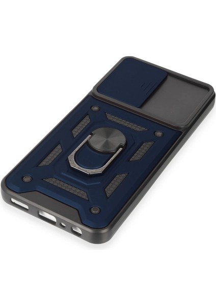 Samsung Galaxy M14 5g Kılıf Pars Lens Yüzüklü Silikon - LACIVERT-(5796) indirimleri