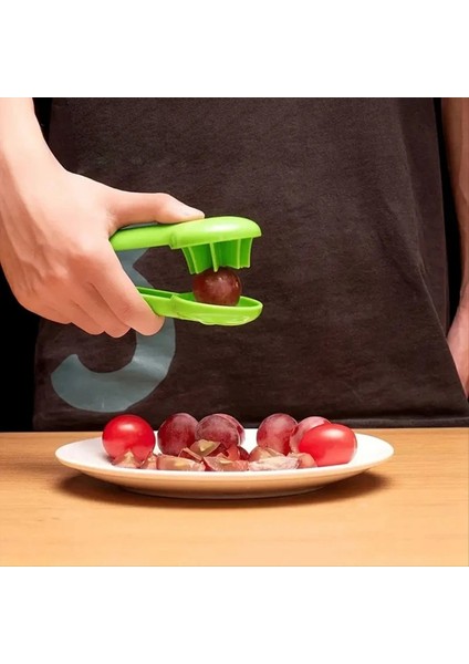 Üzüm, domates, kiraz, çilek kesici, çok fonksiyonlu sebze ve meyve kesici, bladeless, çocuk ürünleri (Yurt Dışından) fırsatları