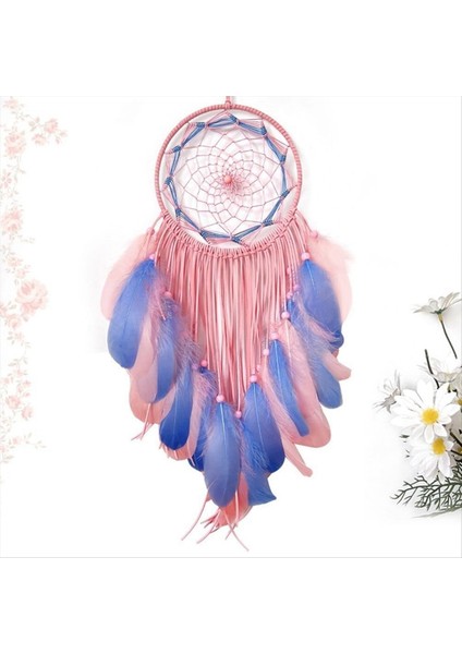 Dream Catcher El Yapımı Geleneksel Renkli Tüy Rüya Kağıdı, Decor-B Için Ev Duvar Dekorasyon Zanaat Süsü Asılı (Yurt Dışından) modelleri