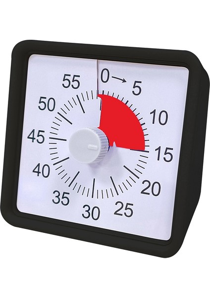 Çocuklar için 60 dakikalık görsel zamanlayıcı, Office Kitchen için Görsel Geri Sayım Zamanlayıcısı Sessiz Operasyonlu Pomodoro Zamanlayıcı (Yurt Dışından)