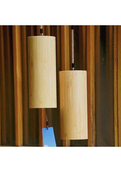 G Akor Kış Tarzı Bambu 8 Tonlu Akor Rüzgar Çanları Doğal Bambu Rüzgar Çanları Açık Bahçe Pavyonu Süslemeleri (Yurt Dışından) modelleri