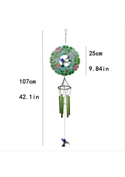 Kuş Rüzgar Spinner ile Rüzgar Çanları 42.1 Inç Rüzgar Sandalyeleri Açık Dekor Asılı Mobil Bahçe Sundurma Veranda Arka Bahçesi (Yurt Dışından) fiyatları