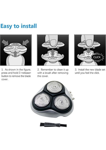 Replasman Hq9 Tıraş Makinesi Pt Serisi PT870 PT878 PT920 PT877 AT830 AT880 AT920 AT927 AT4600 Razor Blade (Yurt Dışından) fırsatları