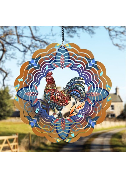 Horoz Rüzgar Spinners, Kadınlar Için Tavuk Hediyeleri, 3D Paslanmaz Çelik Asma Rüzgar Spinner, Metal Kinetik Rüzgar Heykel (Yurt Dışından) modelleri