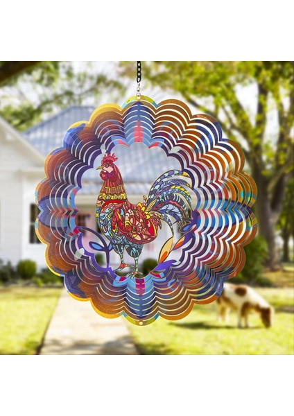 Horoz Rüzgar Spinners, Kadınlar Için Tavuk Hediyeleri, 3D Paslanmaz Çelik Asma Rüzgar Spinner, Metal Kinetik Rüzgar Heykel (Yurt Dışından) fırsatları