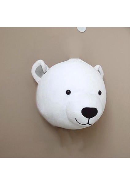 Doldurulmuş Hayvan Kafa Duvar Dekorasyonu, Doldurulmuş Hayvan Kolye, Oyuncak Çocuk Yatak Odası Dekorasyonu Hayvan Kafa Dekorasyonu B (Yurt Dışından) indirimleri