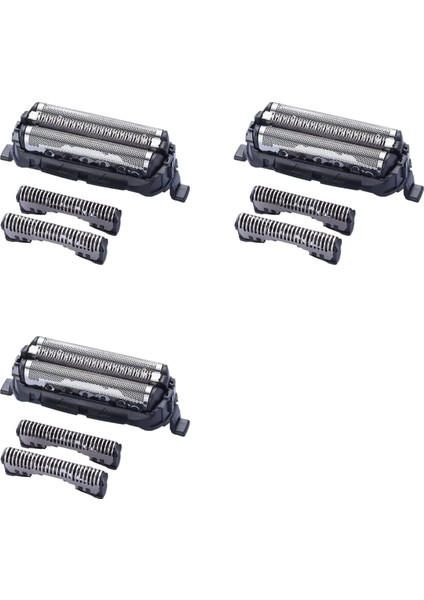 3x Tıraş Makinesi Yedek Iç Kesici ve Folyo Panasonic ES9510 ES-9013 ES9087 ES9068 ES8101 ES8103 ES8109 Jilet Kafası (Yurt Dışından)