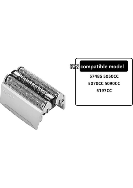 52S/52B Yedek Kafa Bıçak Parçası Braun Serisi 5 Elektrikli Tıraş Makinesi Jilet 5050CC 5070CC 5190CC 5020S 5030S 5040S B (Yurt Dışından) fiyatları