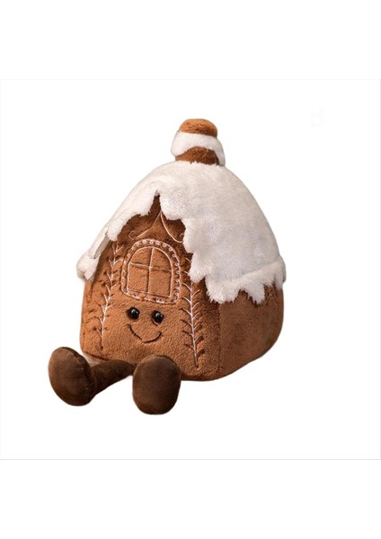 Noel Yeni Peluş Yastık Dolgulu Çikolatalı Kurabiye Evi Dekor Yastık Yastığı Sevimli Komik Noel Ağacı Partisi Dekor Bebek C (Yurt Dışından)