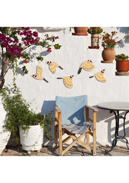 5pcs Ahşap Kuş Duvar Sanat Ahşap Uçan Kuşlar Duvar Dekor Rustik Halk Sanat Duvar Dekor Hediye Kuş Sevgilisi Oturma Odası Sarı (Yurt Dışından) indirimleri