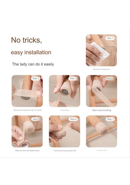 Kendinden Yapışkan Sandalye Bacak Dokunmasız Mobilya Ayak Kılıf Anti-Kayma Pedleri Yeniden Kullanılabilir Ahşap Koruma Paspasları Ev Dekor (Yurt Dışından) fiyatları