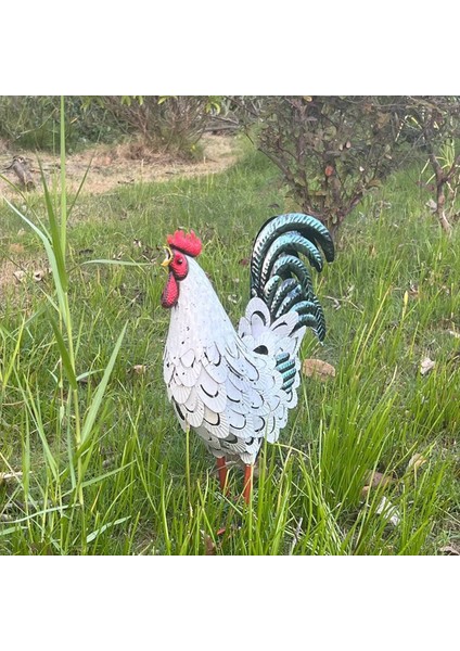 Tavuk Dekoratif Metal Backyard Patio Mutfak Dekorasyonu ve Çim Dekorasyonu Için (Yurt Dışından) modelleri