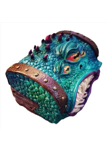 Mimik Göğüs Dnd Rpg Zar Kutusu Fit Polihedral Zar D&amp;d Rol Verme Masa Oyun Yolcu Ev Dekorasyonu (Yurt Dışından)
