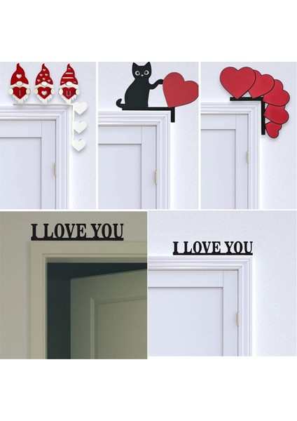 Sevimli Aşk Kapı Topper, Metal Üst Kapı Çerçevesi Köşe Işareti Dekorasyonlar Diy Zanaat Kapı Ev Dekor Duvarları Işaretleri (Yurt Dışından) modelleri