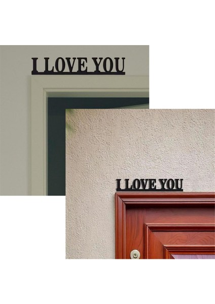 Sevimli Aşk Kapı Topper, Metal Üst Kapı Çerçevesi Köşe Işareti Dekorasyonlar Diy Zanaat Kapı Ev Dekor Duvarları Işaretleri (Yurt Dışından) fırsatları