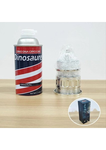 Yeni Barbasol Dennis Nedry Jurassic Park Film Dinozor Dna Tüp Kavanoz Tenekesi Dekorasyon Prop Masaüstü Süslem B (Yurt Dışından) indirimleri
