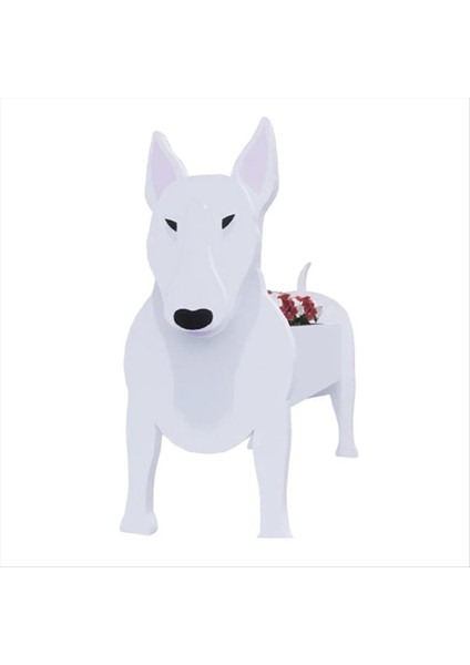 Çizgi Film Evcil Köpek Flowerpot Monte Edilebilir Köpek Saksı Pot Evcil Köpek Irkları Bahçe Potu Diy Çiçek Ekici Ev Dekor Süs, D (Yurt Dışından)