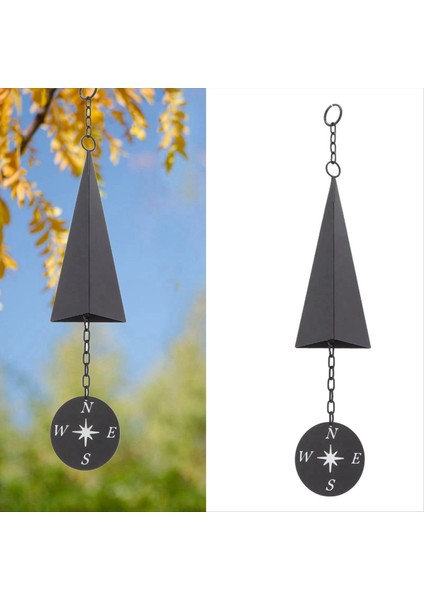Retro Tasarım Demir Üçgen Pusula Rüzgar Çan, Rüzgar Çanları Dekoru (Yurt Dışından) fiyatları