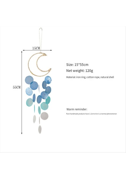 Mavi Rüzgar Zil Dış Plaj Hediyesi Kapalı Açık Ev Hareketli Bahçe Dekorasyonu (Yurt Dışından) indirimleri