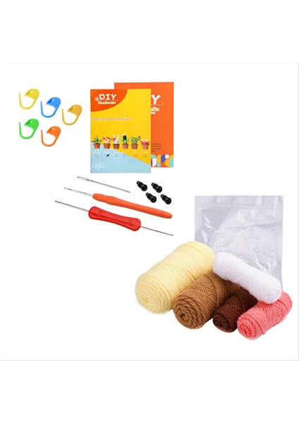 Yeni Başlayanlar Için Tığ Işi Kiti, Yeni Başlayanlar Için Tam Tığ Işi Kiti, Video Öğreticileri, Ayrıntılı Talimatlar, Iplik-A (Yurt Dışından) fiyatları