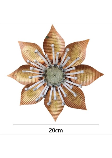 Metal Çiçekler Duvar Heykelleri Metal Artistik Duvar Asma Dekoru Aile Arkadaşı Komşu Hediye 23CM (Yurt Dışından) indirimleri