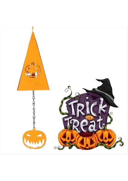 Cadılar Bayramı Odası Dekorasyonu Cadılar Bayramı Foredan Üçgen Rüzgar Zil Kolye Bahçe Bell Dekoracion Para Habitacion C (Yurt Dışından) fiyatları