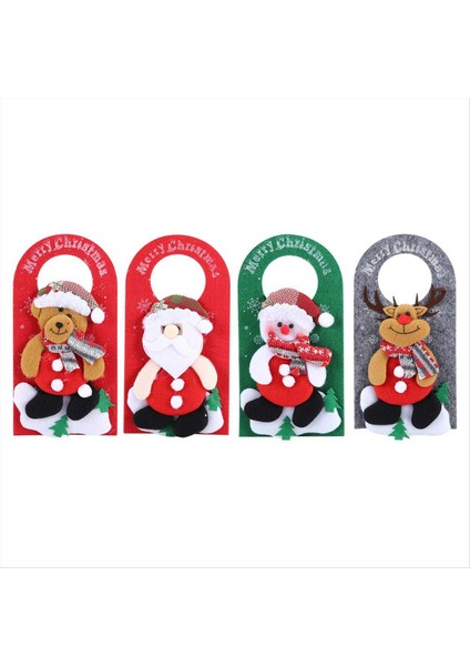 Asılı Kapı Dekorasyonu Dokunmamış Kapı Dekorasyon Karikatür Alışveriş Merkezi Noel (Yurt Dışından)