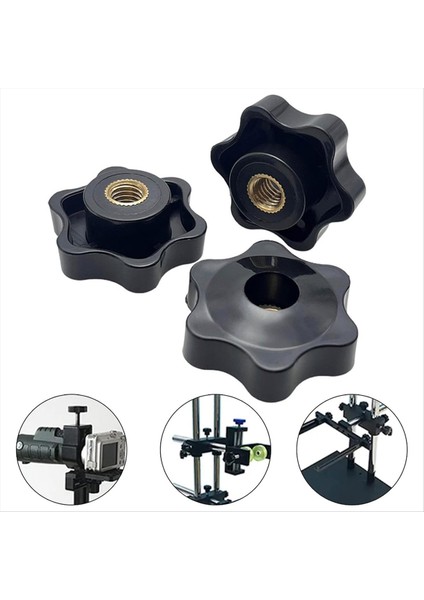 10 Paket Erik-Çiçekli El Sıkılaştırıcı Kauçuk Başlık Fındık Siyah Başparmak Fındık Yıldız Mekanik Başparmak Fındık M10 (Yurt Dışından) fiyatları