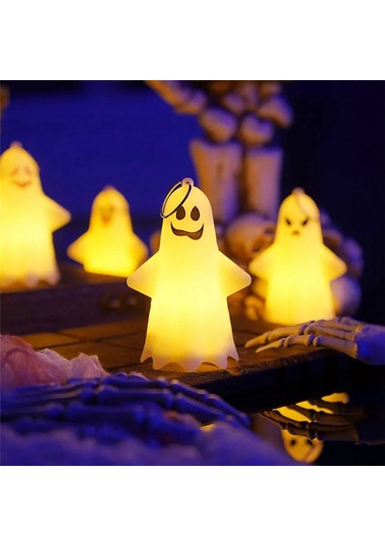 10PCS Cadılar Bayramı Hayalet Işık Sevimli Asılı Kolye Lamba Süsleri Parti Ev Dekoru Malzemeleri Hediyeler Cadılar Bayramı Dekorasyon (Yurt Dışından) fırsatları