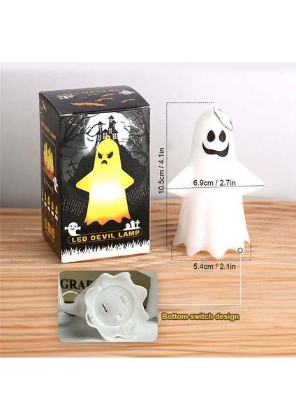 10PCS Cadılar Bayramı Hayalet Işık Sevimli Asılı Kolye Lamba Süsleri Parti Ev Dekoru Malzemeleri Hediyeler Cadılar Bayramı Dekorasyon (Yurt Dışından) indirimleri