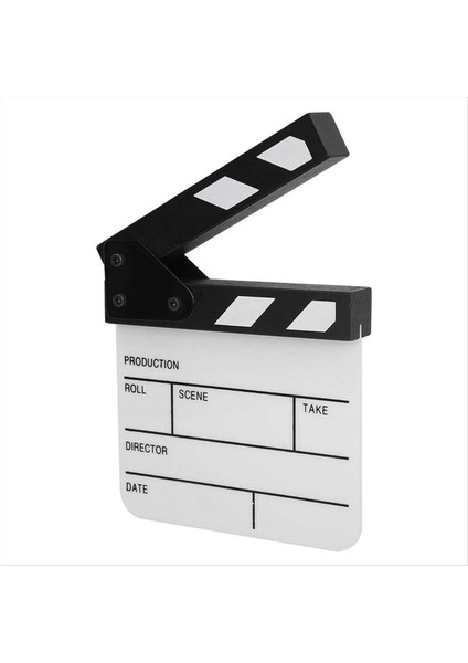Action Cut Board, Akrilik Film Clapboard Kuru Silme Kompakt Boyutu Tv Filmi Yönetmeni Kesilmiş Aksiyon Sahne Alkış Tahtası (Yurt Dışından)