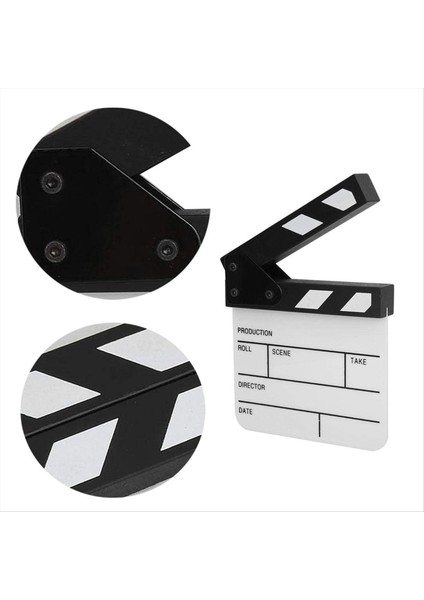 Action Cut Board, Akrilik Film Clapboard Kuru Silme Kompakt Boyutu Tv Filmi Yönetmeni Kesilmiş Aksiyon Sahne Alkış Tahtası (Yurt Dışından) fiyatları