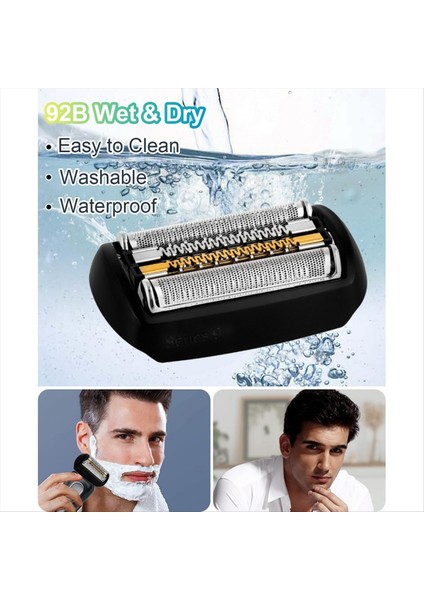 92S Braun 9 Serisi Folyo Tıraş Makinesi 9040&#39;LAR, 9292CC, 9293S, 9295CC, 9296CC, 9297CC, 9299S (Yurt Dışından) modelleri