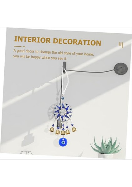 Rüzgar Çanı Kolye, Asılı Rüzgar Çadı, Araba Rüzgar Zil, Kapı Rüzgar Zil, Pencere Çan Mavi Gözlü Ev Anahtar Zinciri, Bir (Yurt Dışından) modelleri