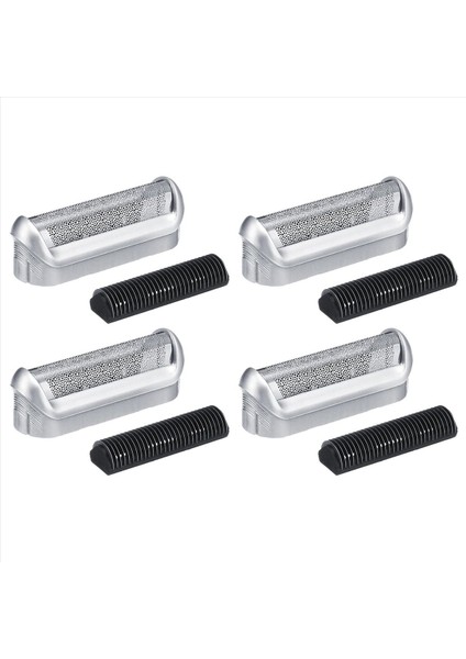 4x Yedek Tıraş Bıçağı Kesici Folyo Seti Tıraş Makinesi Kafa Folyo Değiştirme Braun 5 S P40 P50 P60 P70 P80 P90 M60 M90S (Yurt Dışından)