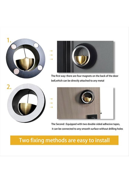 Kapı Açılışı Için Esnaf Çan, Kapı Siyahı Için Manyetik Olarak Yapıştırılmış Çanlara Girerken Iş Için Kapı Zil (Yurt Dışından) modelleri