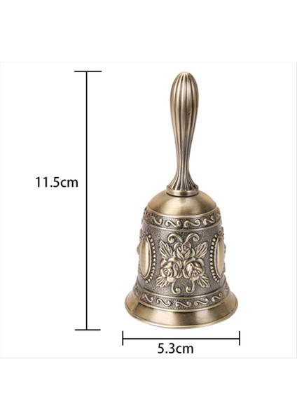 2pcs Retro Methen Ton El Zanaat Zanaat Dekoratie Alarm Zili El Sanatları Noel Zili Rüzgar Çan Noel Zanaat (Yurt Dışından) modelleri