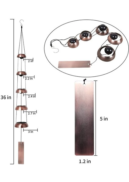 Tapınak Rüzgar Bell - Anma Bell Rüzgar Zil Benzersiz Hediye Için, Feng Shui Rüzgar Bahçesinde Dış Dekorasyon Için (Yurt Dışından) fiyatları