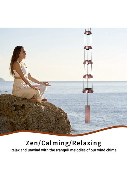 Tapınak Rüzgar Bell - Anma Bell Rüzgar Zil Benzersiz Hediye Için, Feng Shui Rüzgar Bahçesinde Dış Dekorasyon Için (Yurt Dışından) fırsatları