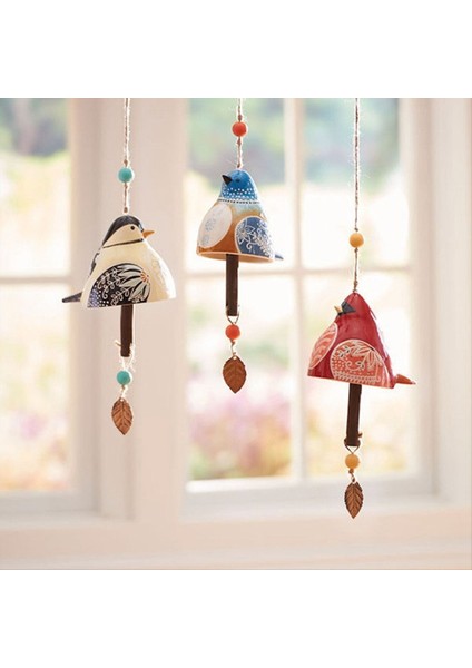 Kuş Şarkısı Bell Bahçesi Dekorasyonu, Asma Rustik Rüzgar Zil, Kolye Metal Tüp Zil Kapı Çan Kolye D (Yurt Dışından) indirimleri