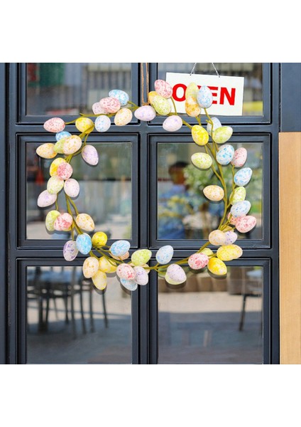 Paskalya Çelenkleri Ön Kapı Paskalya Yumurtaları Çelenk Ön Kapı Asılı Çelenkler Yapay Çiçek Çelenk (Yurt Dışından) modelleri
