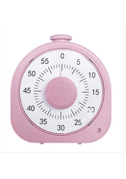 Görsel zamanlayıcı 60 dakikalık Süper Geri Sayım Görsel Zamanlayıcı Çocuklar için uygun Yetişkin Dayanıklı Mekanik (Pembe) (Yurt Dışından)