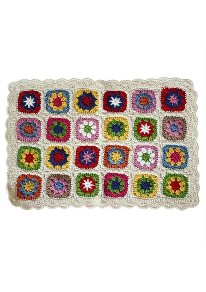 El Yapımı Örme Tığ Işi Iplik Mat Büyükannesi Büyükanne Ülke Tarzı Dekoratif Masa Örtüsü Ev Dekor Aksesuarları (Yurt Dışından)