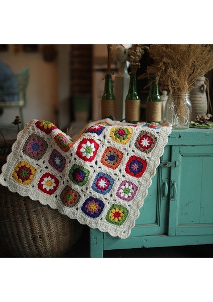 El Yapımı Örme Tığ Işi Iplik Mat Büyükannesi Büyükanne Ülke Tarzı Dekoratif Masa Örtüsü Ev Dekor Aksesuarları (Yurt Dışından) fırsatları