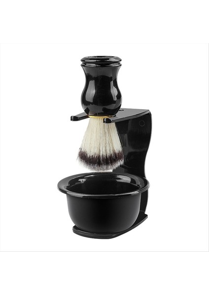 Erkek Tıraş Kasesi Fırçası Set Berber Mağazası Tıraş Araçları Yıkama Yüz Tıraş Kasesi Fırçası (Yurt Dışından)