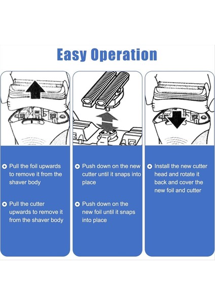 92M Yedek Tıraş Talfer Braun 9 Serie Folyo Tıraş Alınır 9040&#39;LAR, 9080CC, 9093S, 9095CC, 9240S, 9242S, 9260&#39;LAR, 9280CC, (Yurt Dışından) modelleri