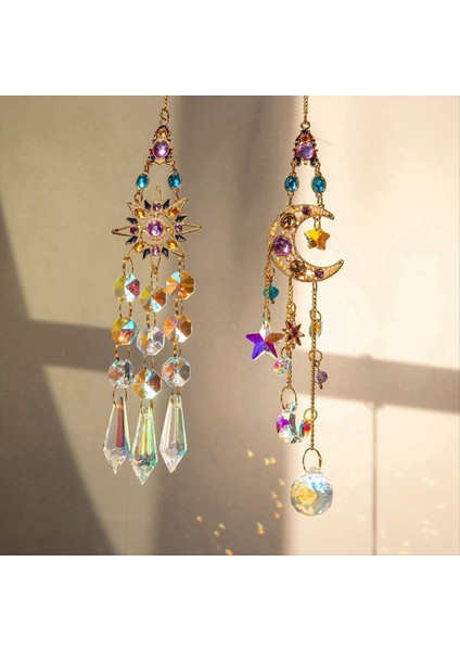Kristal Suncatcher Açık Rüzgar Çanları Bahçe Rüzgar Müziği 3D Rüzgar Spinner Bahçe Gökkuşağı Yapımcısı Dekorasyon Için Asılı (Yurt Dışından) fiyatları